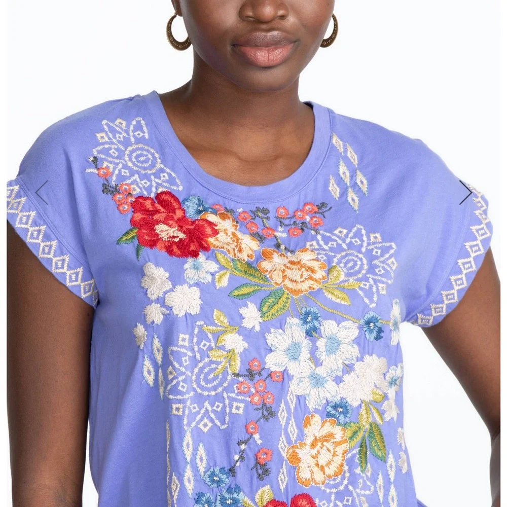 Johnny Was Josephine Relaxed Tee - Picture 2 of 7